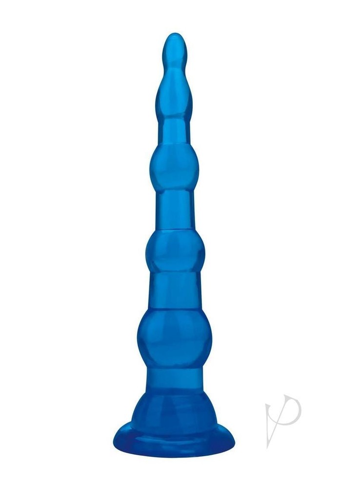 Seamless Tapered Tip Anal Beads Butt Plug For Beginners With Suction Cup Probe