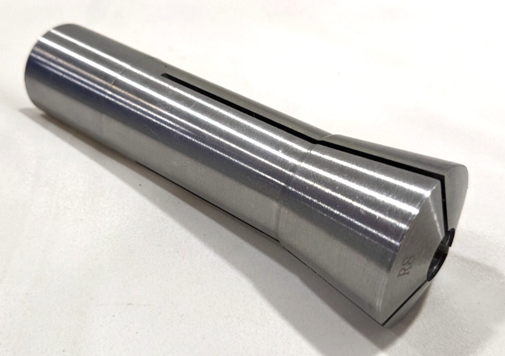 R8 Round Collet 3/8" 7/16-20 Drawbar Thread Steel 231-4724