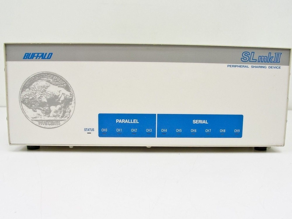 Buffalo SLmkII 10-Port Peripheral Sharing Device with Parallel and Serial