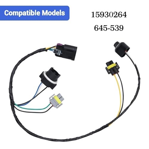 2Pcs Headlight Wiring Harness Headlamp Socket Wire Fit for Chevy Malibu 2008
