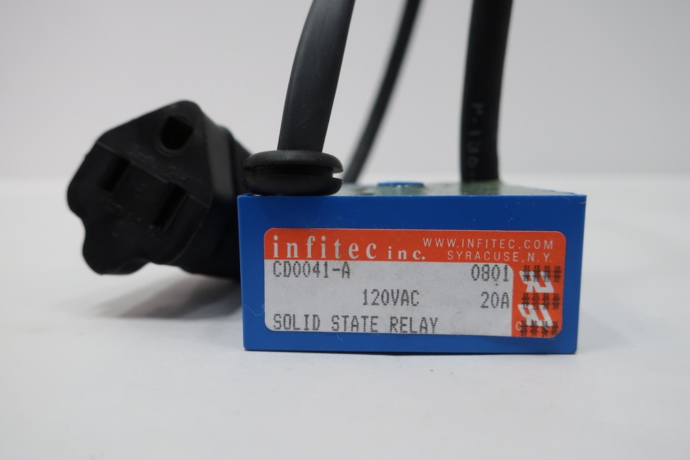 Infitec CD0041-A Solid State Relay 20a Amp 120v-ac