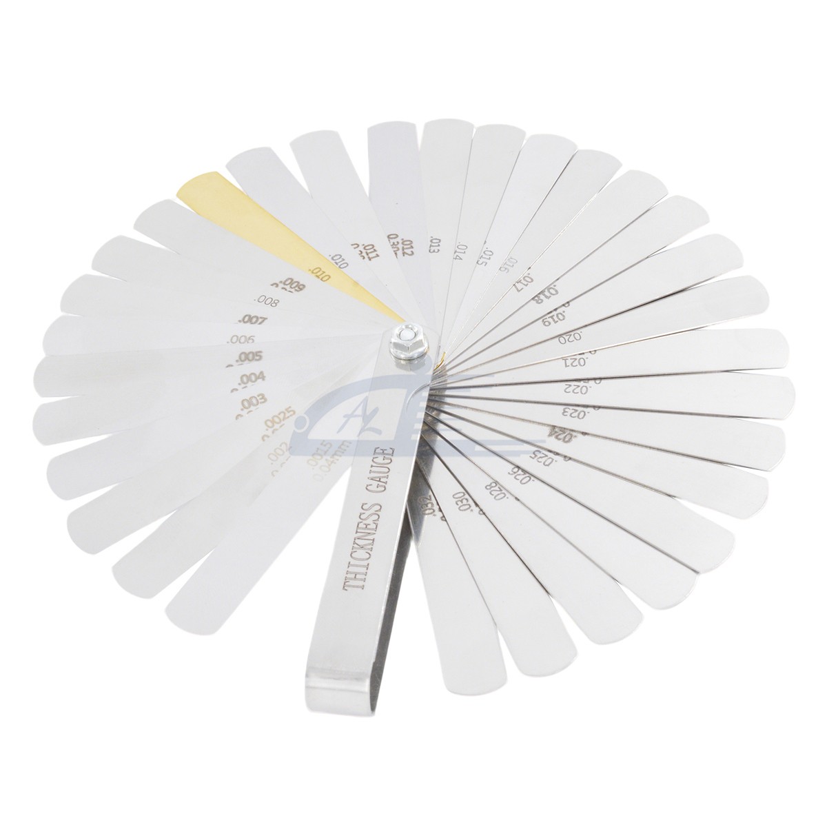 Universal Spark Plug Gap Tool Gapper & 32 Blades Steel Feeler Gauge Red Black