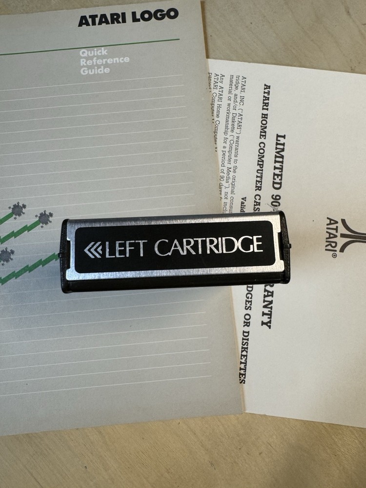 Atari Logo Computer Program RX8032 CIB - Cleaned & Tested