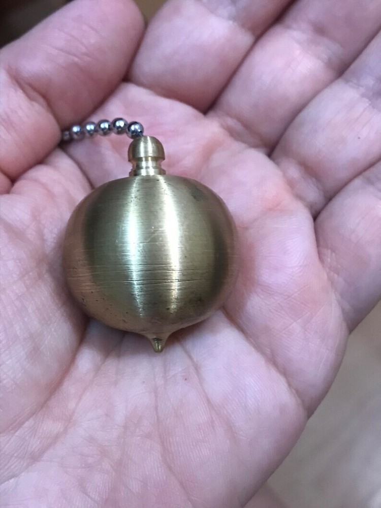 Chambered Pendulum Brass Dowsing Pendulum Handmade Healing Dowsing