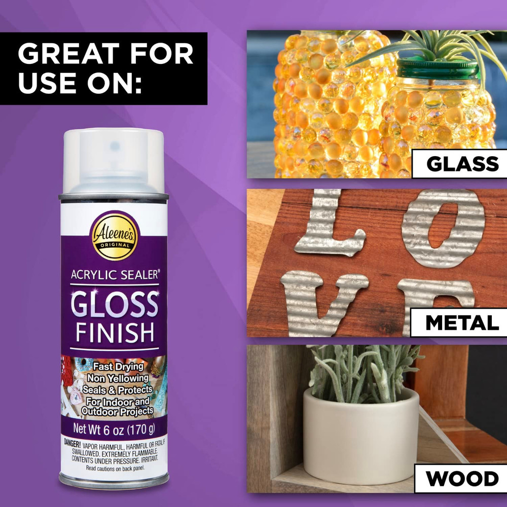 26412 Spray Gloss Finish, 6 Oz Acrylic Sealer, Original Version