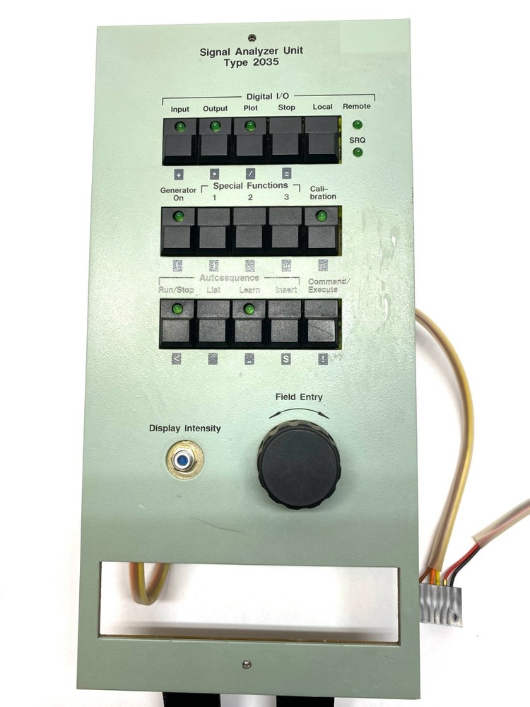 Bruel & Kjaer Type 2035 Function Control Panel for Signal Analyzer Unit