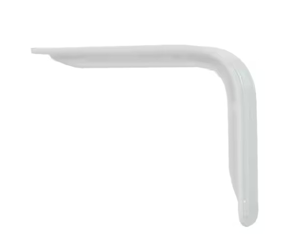 12 In. White Ridgeway Shelf Bracket. 20 PKG