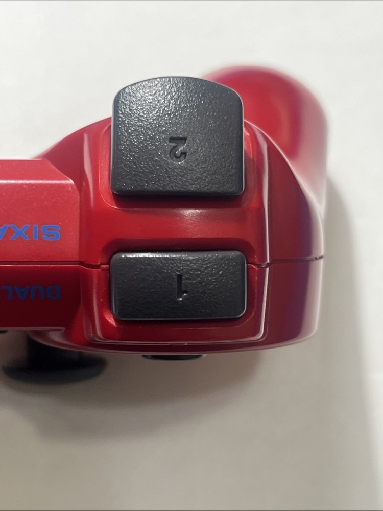 Sony PS3 DualShock 3 Wireless Controller Red OEM Original Tested