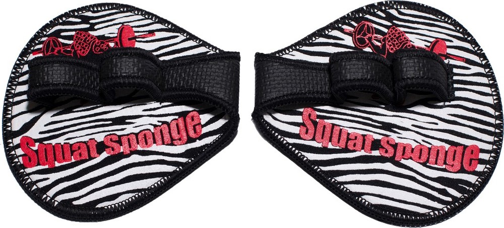 Squat Sponge Alligator Lifting Grip Pads Zebra Print Powerlifting Hand Protector