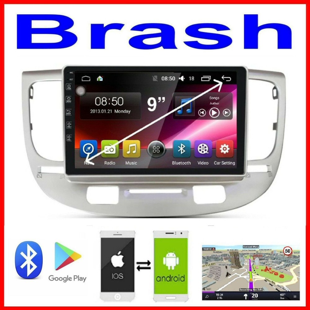 KIA RIO 2010-2011 JB  GPS WIRELESS CARPLAY ANDROID AUTO ODB DAB TPMS DVR CAMERA