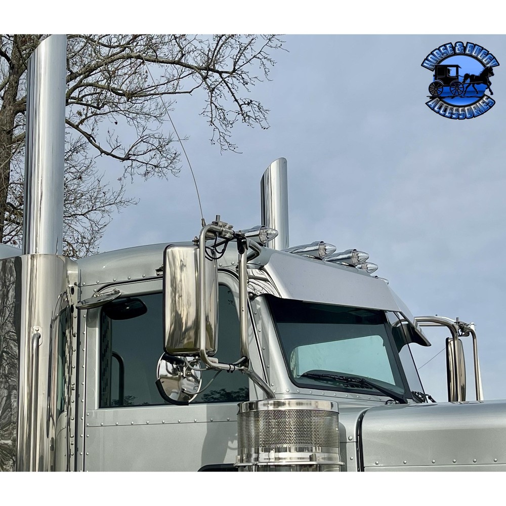 Peterbilt 10"x7" Rollin Low Reverse Bow Tie Drop Visor #1020