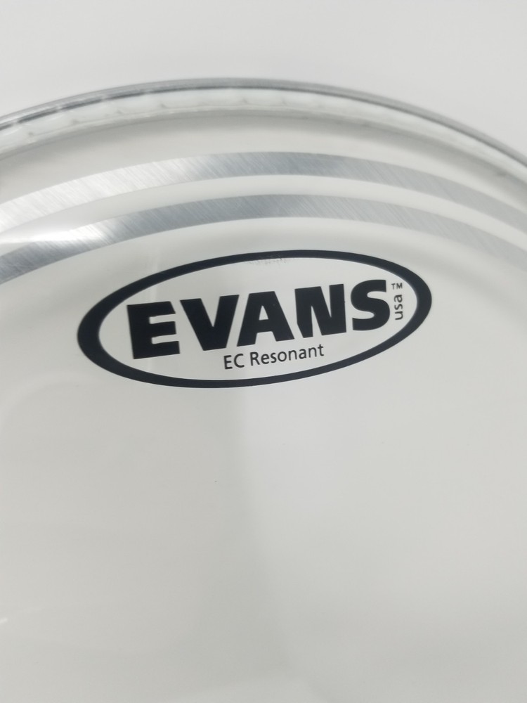 INCLUDES X2 - Evans EC2 Drumhead 14" Clear AND Evans EC Resonant Drumhead 14"