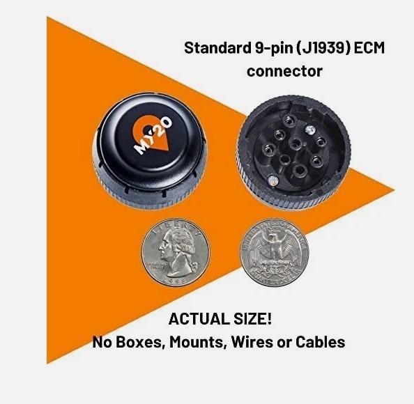 My20 ELD (Electronic Logging Device), Truck GPS Tracking, FMCSA Compliant, 9