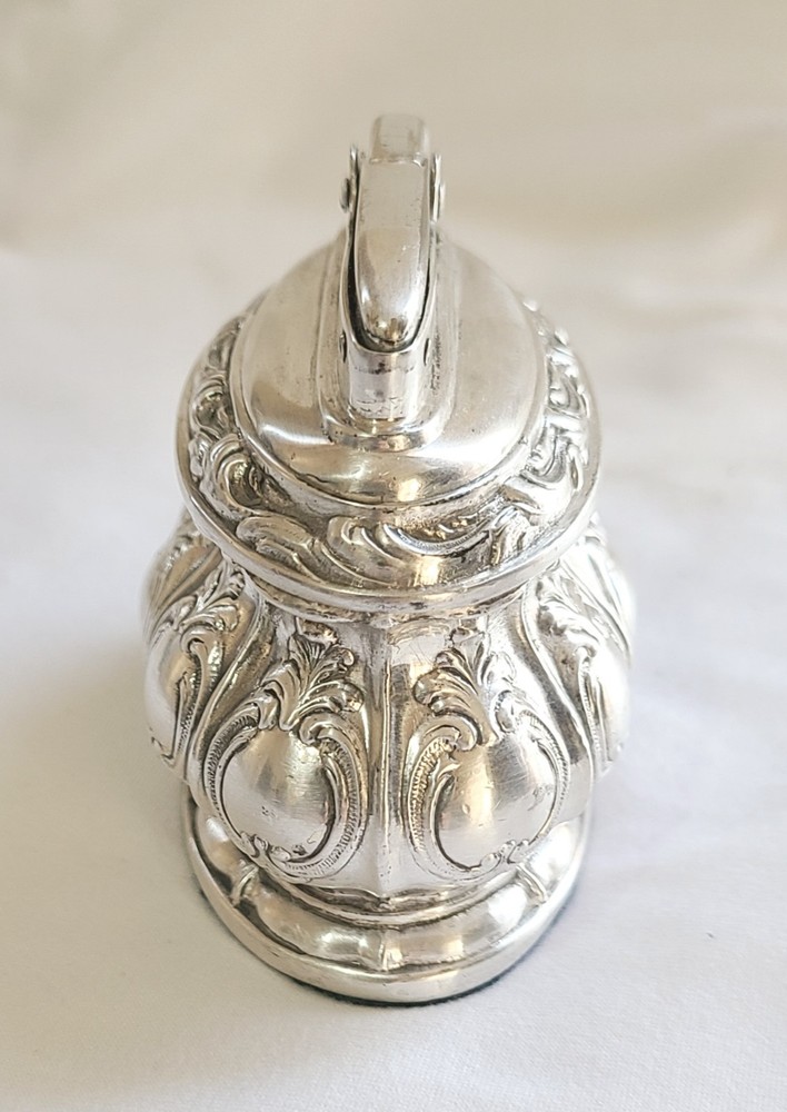 Vintage Rare Silver Plate Ronson "REGAL " Table Lighter Working Condition