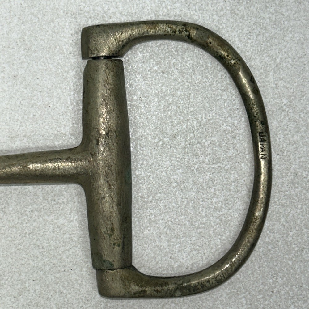 Vintage D-Ring Snaffle Bit Made In Japan