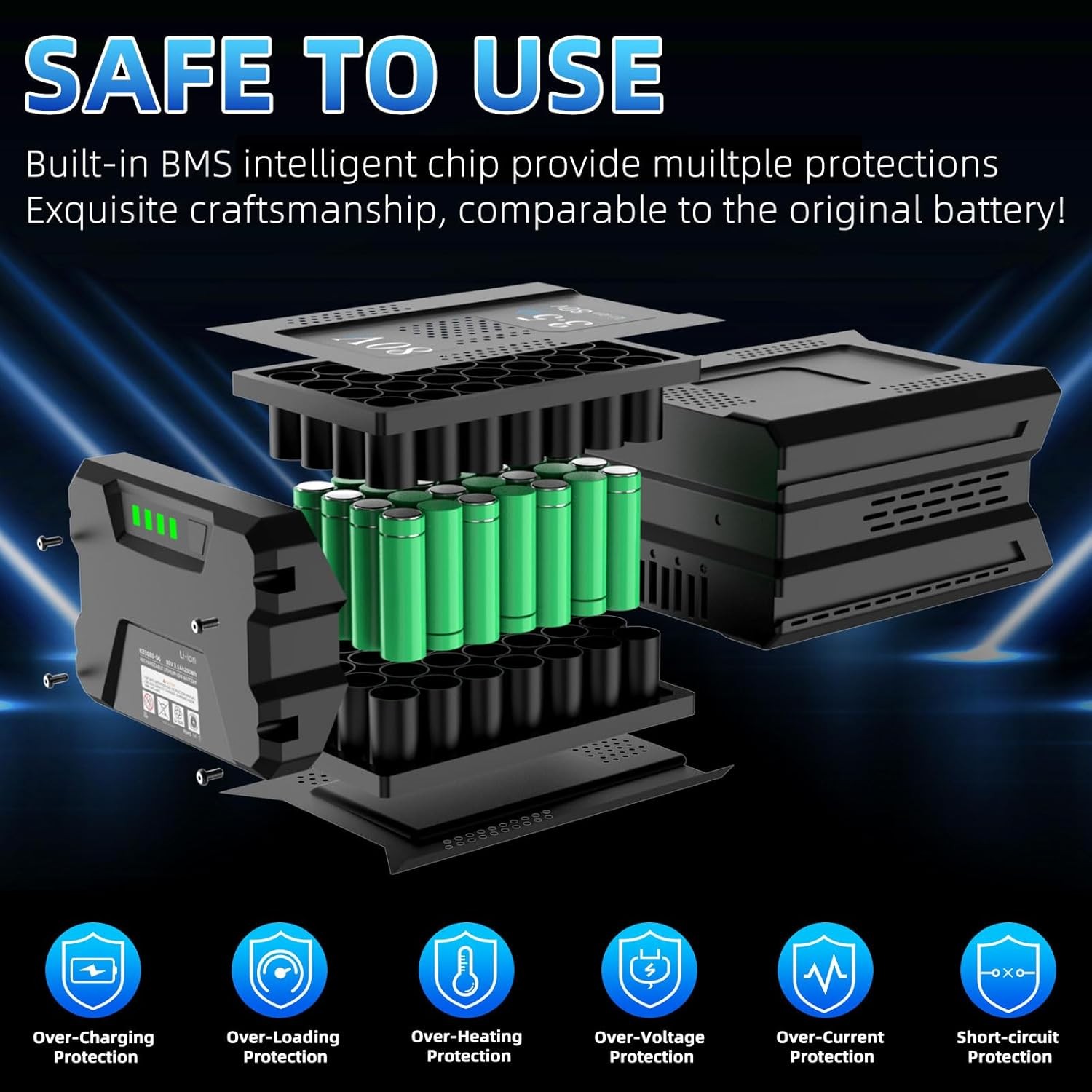 1-PACK 80V 3.5Ah for Kobalt 80V Max Lithium-Ion Battery KB2580-06 KB3080-06 New