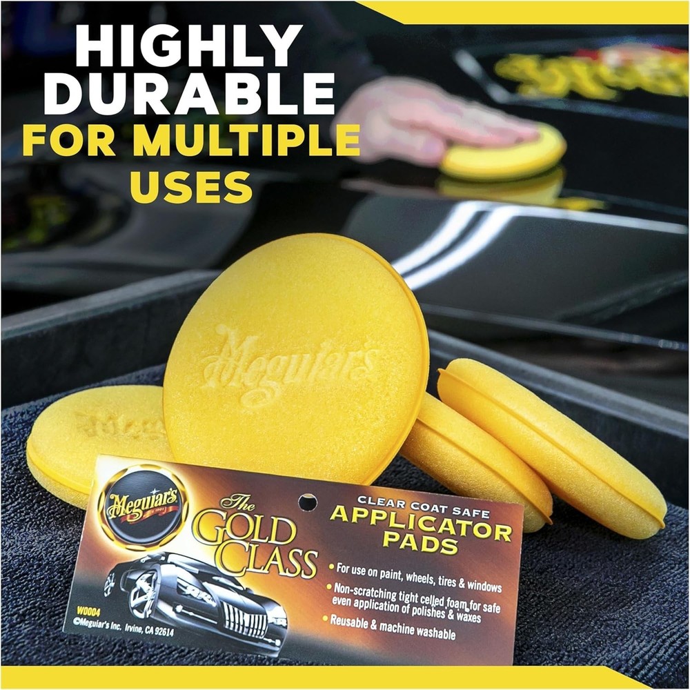 Supreme Shine 4" Foam Applicator Pads – 4 Pack