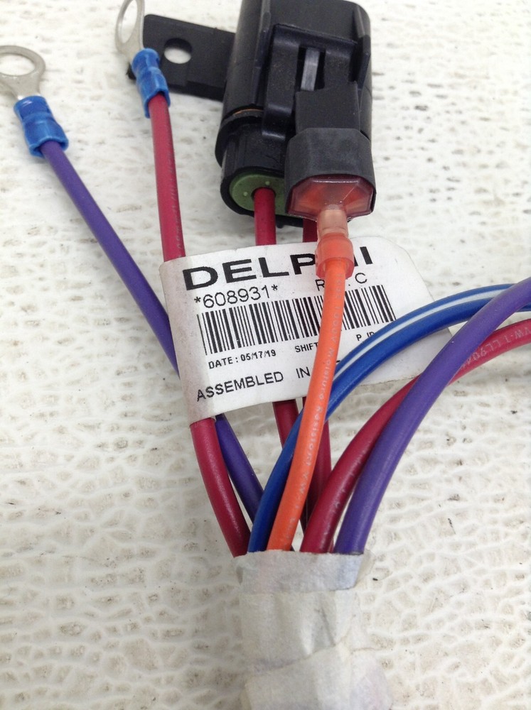 Ezgo Delphi 608931 Walkway Relay & Harness Rev. C New (TSC)