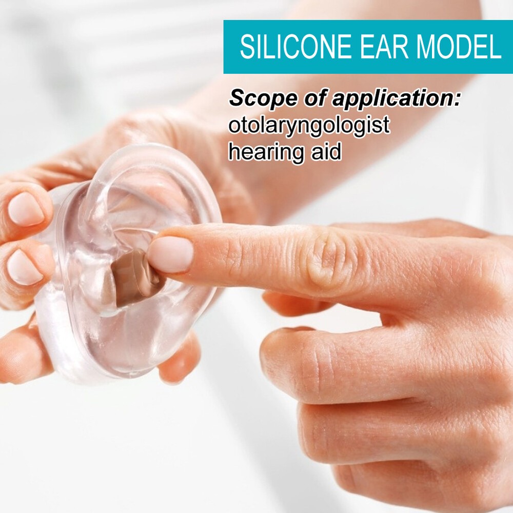 Silicone Ear Model Simulation Artificial Ear Display Model For Hearing Aids OMO