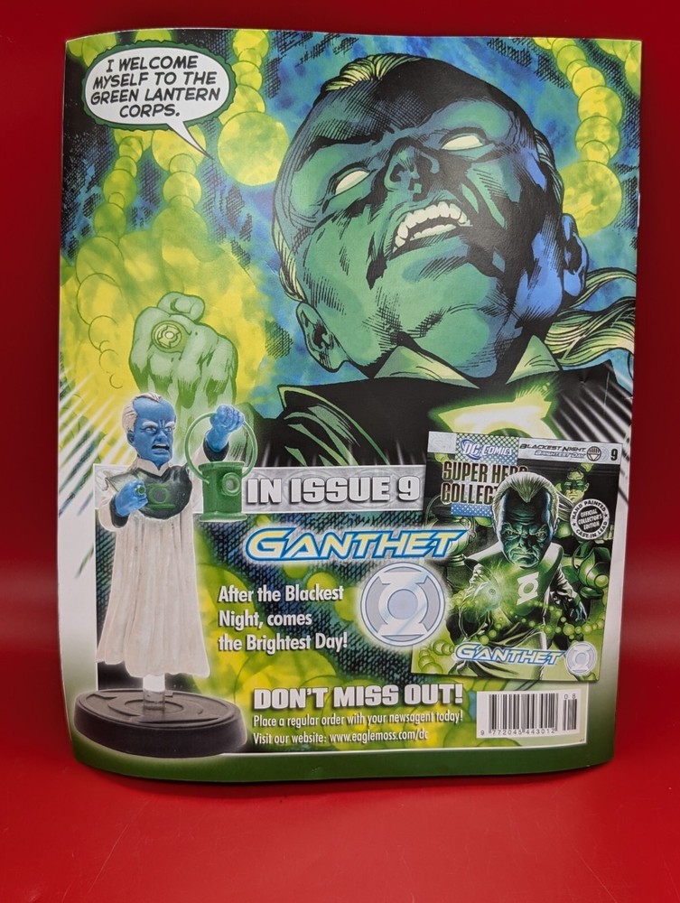 DC SUPERHERO FIG COLL MAG #8 WHITE LANTERN SINESTRO EAGLEMOSS PUBLICATIONS LTD