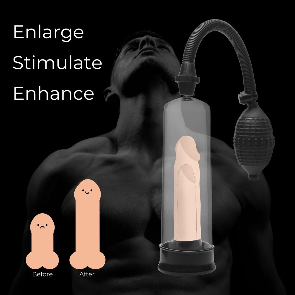 Size Matters Beginner Penis Vacuum Pump Enlarger Enhancer Erection Enhancement E