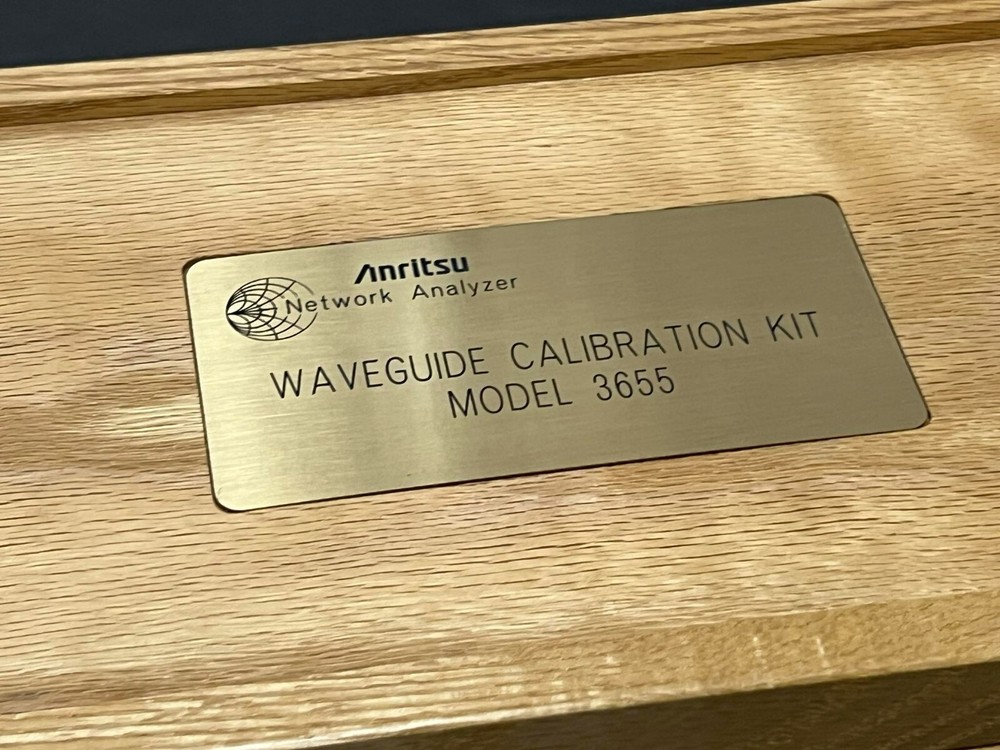 Anritsu 3655E Wave guide Calibration Kit 3655 with case for Network Analyzer