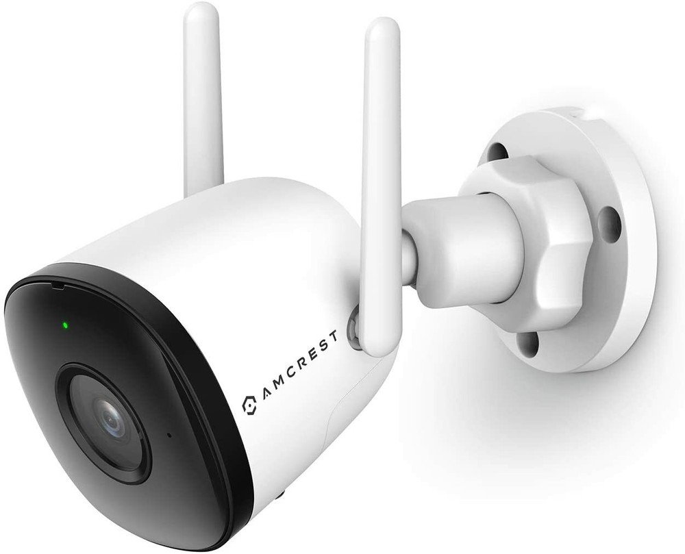 Amcrest Smart Home Wifi 4MP Outdoor Security Camera Wireless System w/ Mic -