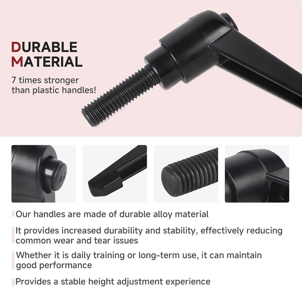 Exercise Bike Seat and Handlebar Height Adjustment Handle Replacement Part - Com