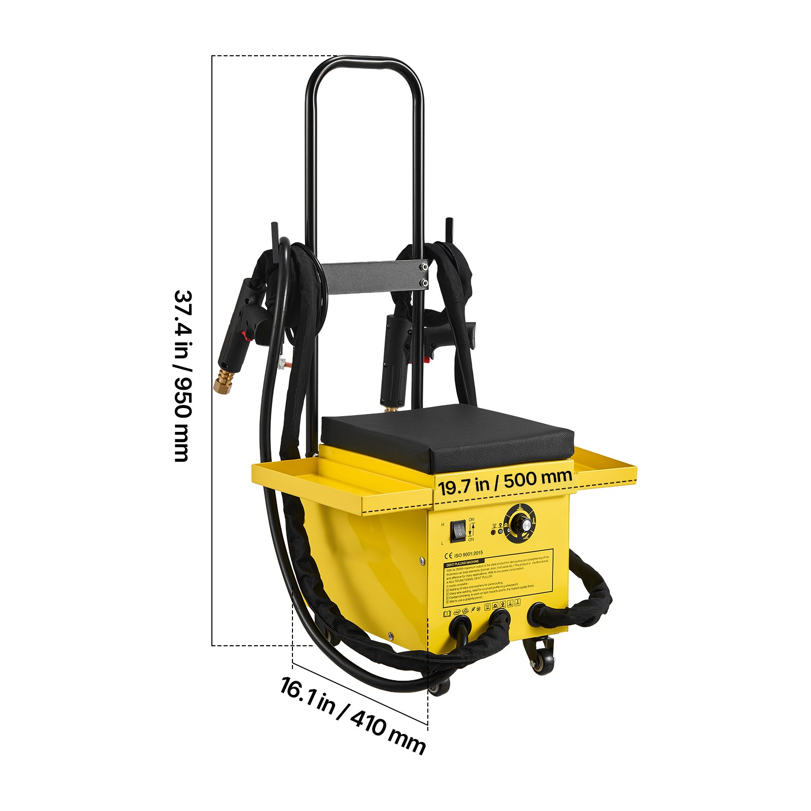 Uimoso Spot Welder Dent Puller Cart 4.5KW Stud Welder Repair Kit with 6 Settings