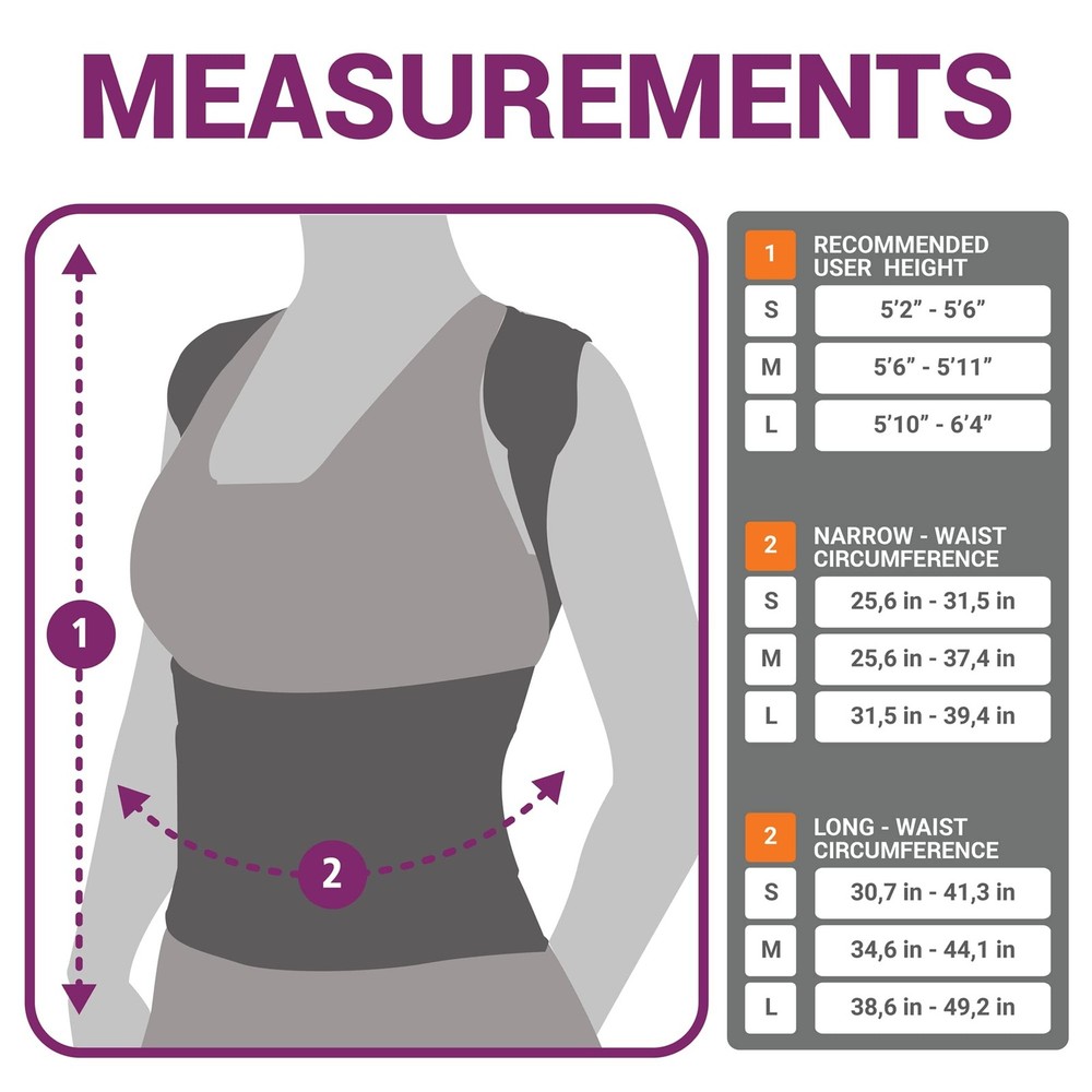 HIDROLIGHT - Wide Support Posture Corrector - Posture Corrector for Women and...