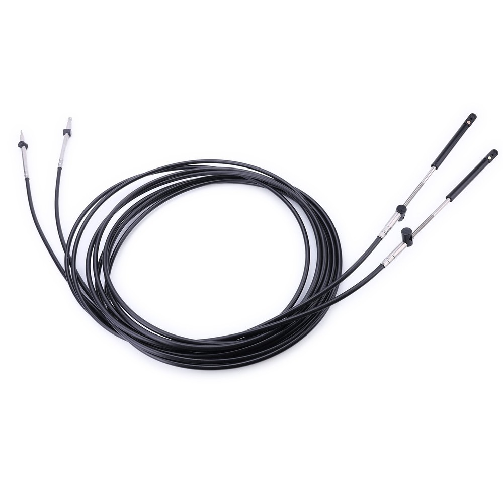 2PCS Outboard Throttle Cable Gen I Control Shift Cables For Mercury Mariner NEW