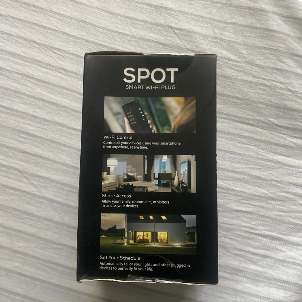 Geeni Spot Smart Wi-Fi Plug Simple Setup Smart Home Hub