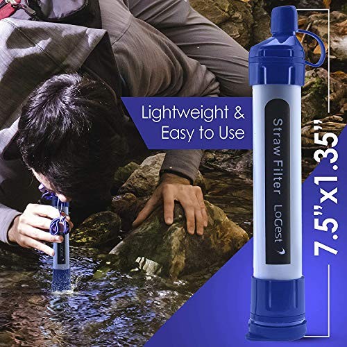 Pack Water Filter Straw - Portable, Compact, Multipurpose Water Purification 4