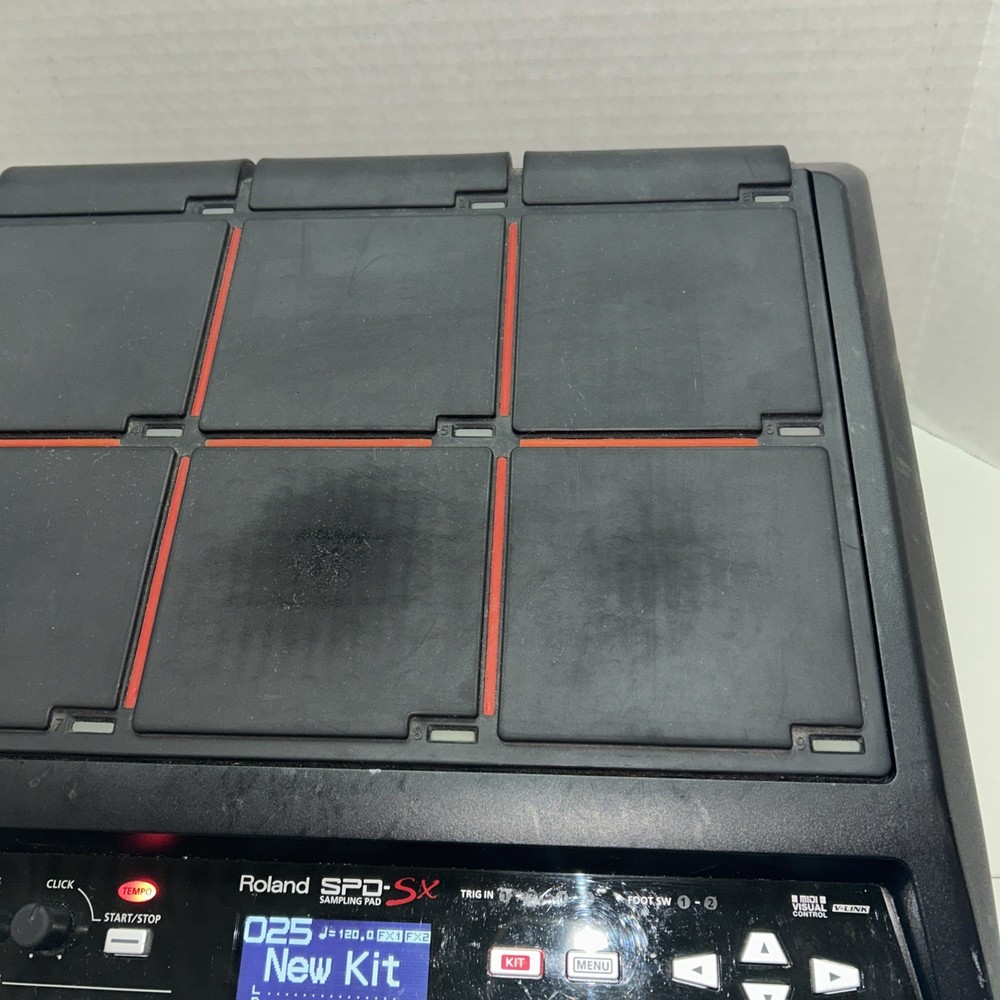 Roland SPD-SX Drum Sampling Pad With AC Power Adapter Percussion Pad READ