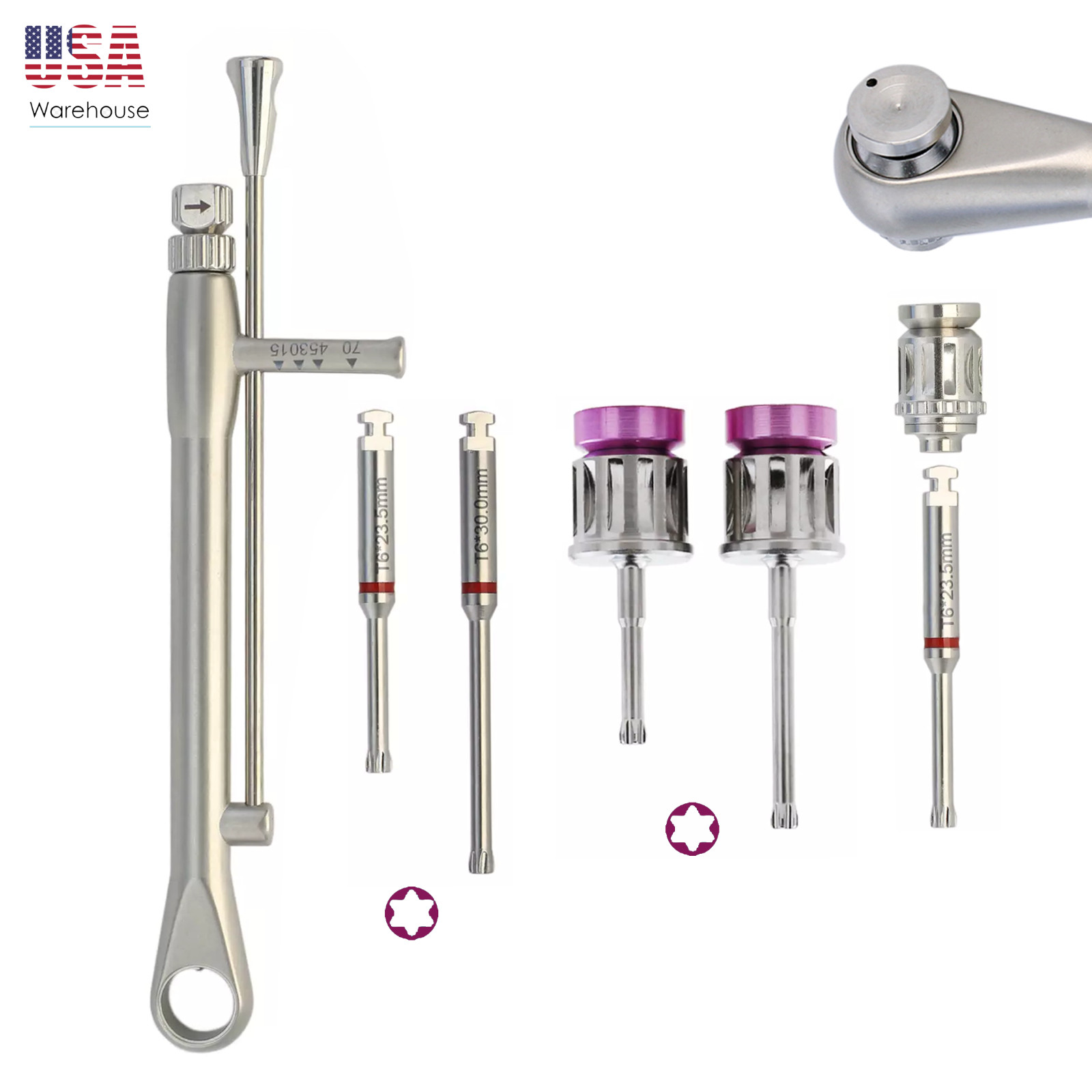 Implant Straumann SCS Screwdriver Hand Drivers Torque Wrench Manual Adapter Hex