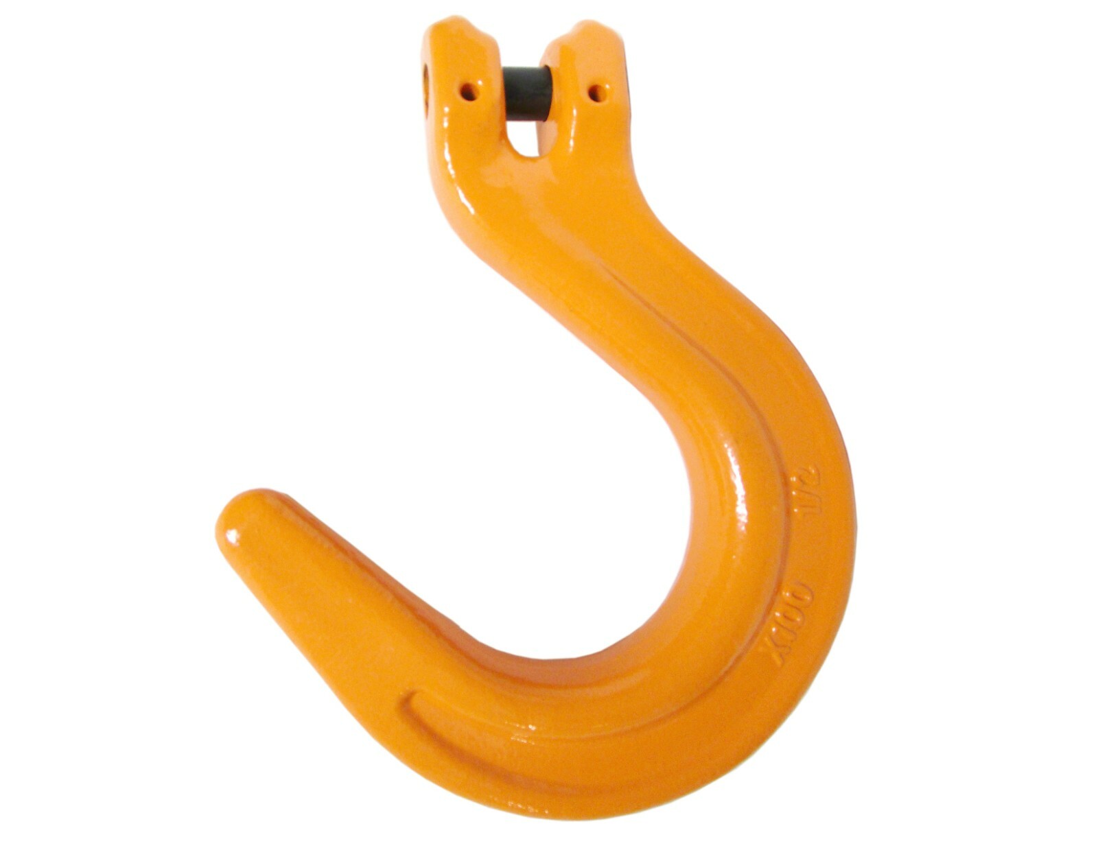 1/2" Clevis Foundry Casting Trunnion Hook X100 Forged Orange 15,000 lbs Industry