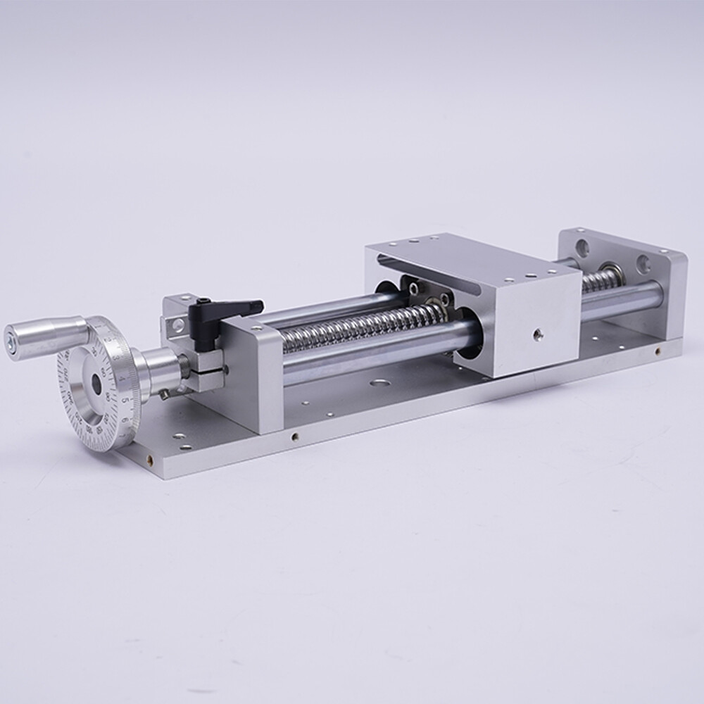 16" Manual Sliding Table CNC Slide Ballscrew Linear Stage Actuator Module 400mm