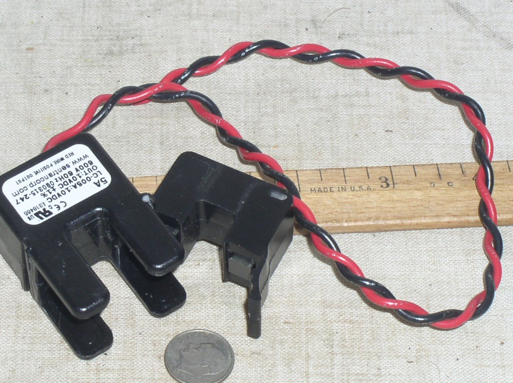 SENTRAN SPLIT CORE CURRENT TRANSFORMER LC5A LC-5A 5A AC TO 10V DC CLIP ON SENSOR