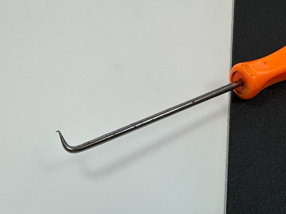 🇺🇸 Snap-on Tools USA 3ASH90A Mini Orange Hard Handle 90° Angled Pick