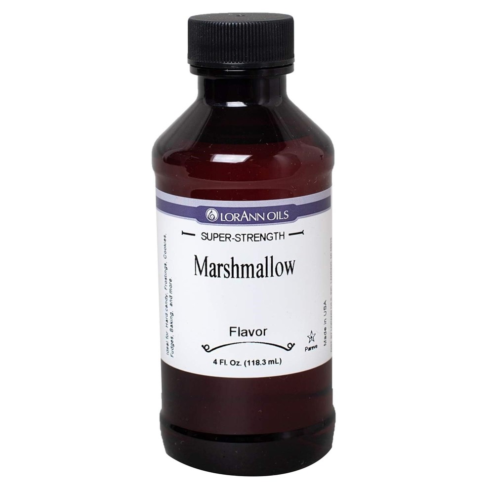 LorAnn Marshmallow Flavoring Concentrated 4 Fl Oz Baking and Confectionery Use