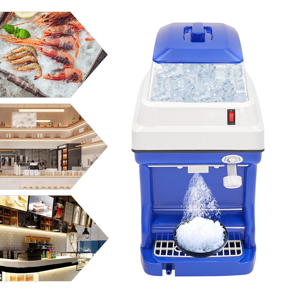 5L Electric Shaved Ice Crusher Machine Snow Cone Maker Ice Shaving Machine 250W