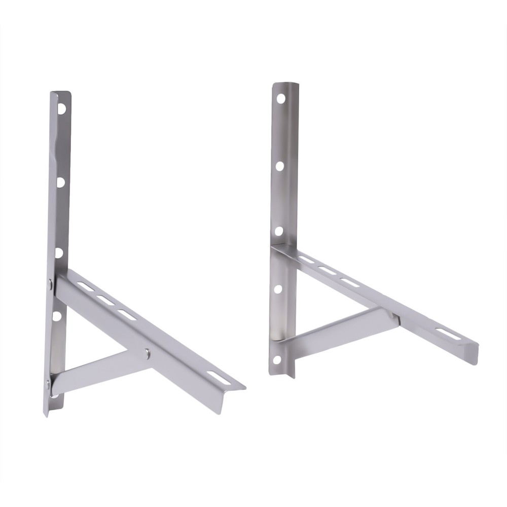 Heavy Duty Wall Air Conditioning AC Bracket Ductless Mini Split Hanging Rack 2PC