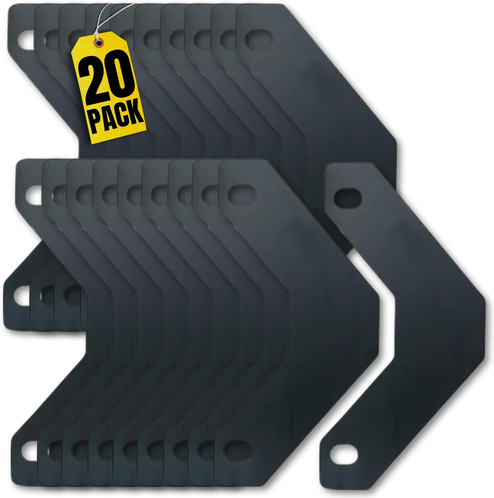 Binder Sheet Lifters, 11" X 8-1/2", Black, 20 Pack