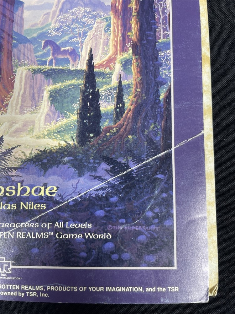 Advance Dungeons & Dragons Forgotten Realms Moonshae W/ Double Sided Map #9217