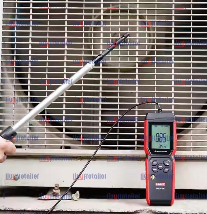 UNI-T UT362H Hot Wire Anemometer Sensor Wind Velocity/Volume/Temperature Tester