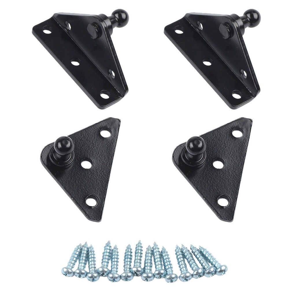 Ball Stud Mounting Brackets for Gas Struts Easy Installation with 16 Screws