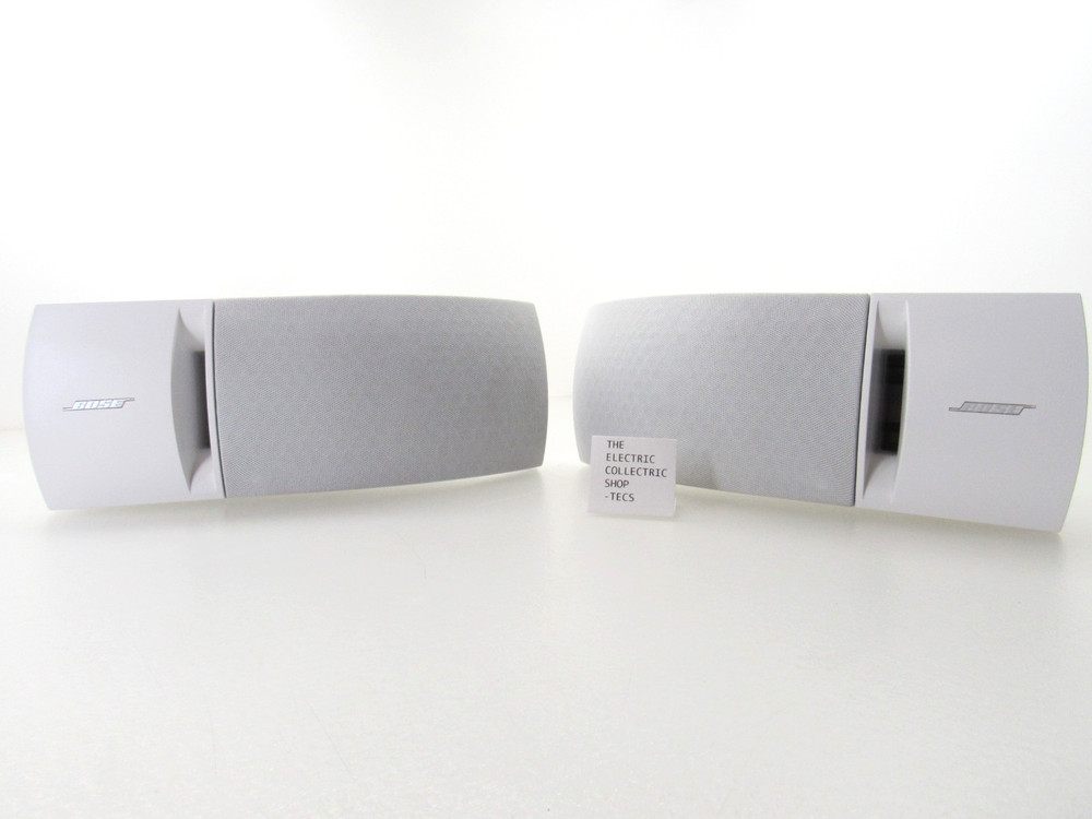 Bose 161 Speakers Full Range Shelf Or Wall Mountable Surround/Main White