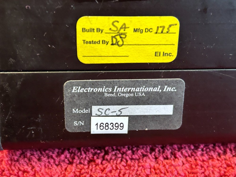 ELECTRONICS INTERNATIONAL SC-5 SUPER CLOCK TIMER