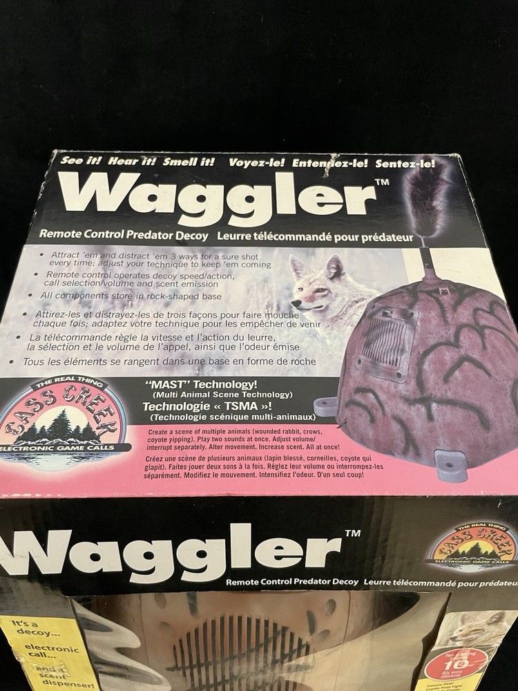 Waggler Remote Control Predator Decoy, Electronic Call, Scent Dispenser