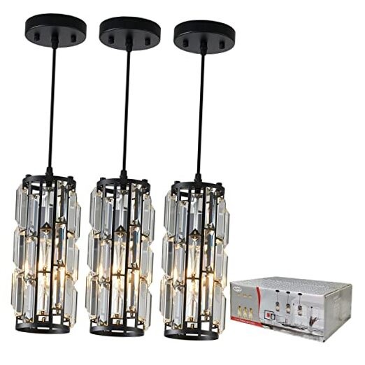 Pendant Lighting Modern Pendant Lighti，Pendant Lights Kitchen 3-pack Black